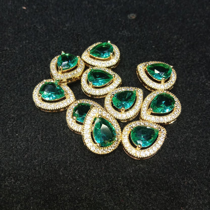 AD stones connectors for nath making 10 pieces