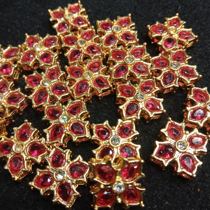 Flower kundan connecters