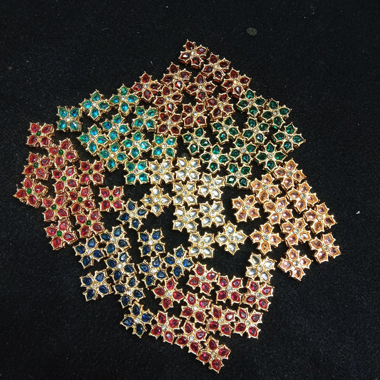 Flower kundan connecters