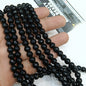 Black Colour 8mm Agate Beads 1string