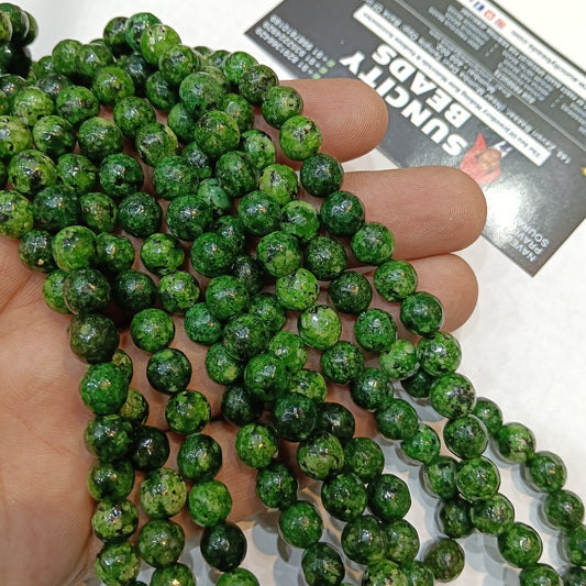 Turquoise green 8mm agate 1string