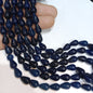 Grade A Agate Teardrop Beads for Jewelry Making 1 String (35pcs)