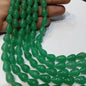 Grade A Agate Teardrop Beads for Jewelry Making 1 String (35pcs)