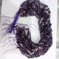 Amethyst tumbel stones beads 1 string
