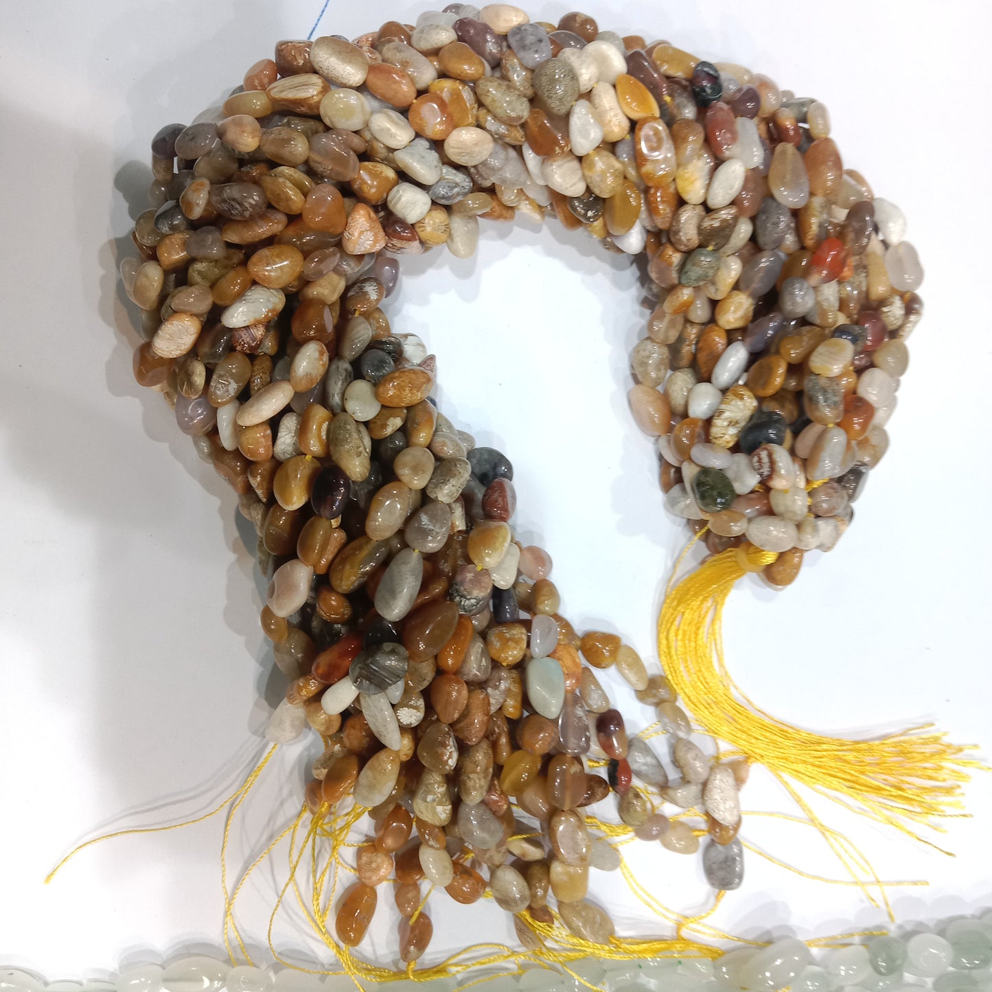 Nugget tumbel stones beads 1 string