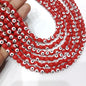 Evil eye beads 8mm 1 string red color
