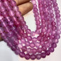 Shaded purple agate Beads (8mm) 1 string – by Suncity Beads.
