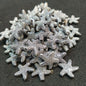 Silver oxidized metal star shape 1 pkt 100 pcs