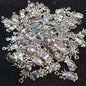 Oxidized silver charms 14mm 1 pkt 60 pcs.