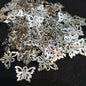 Open butterfly silver oxidized charms 15mm 1 pkt 100 pcs.