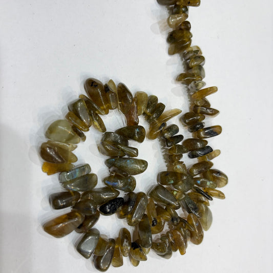 Dark Lapidorite Uncut Stones Beads 1 String