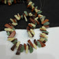 Multi agate stones Uncut Beads 1 String