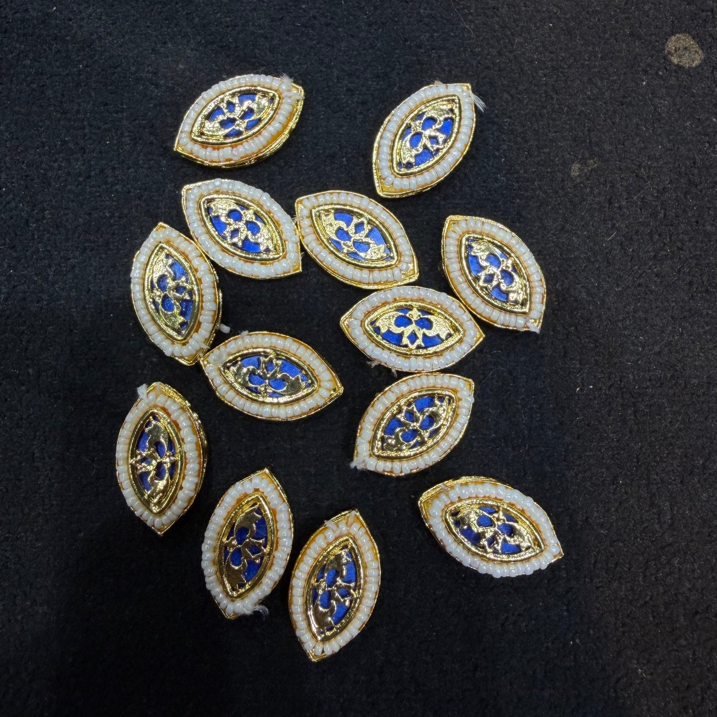 High Quality Kundan connectors 16mm 1 pkt 20 pcs.
