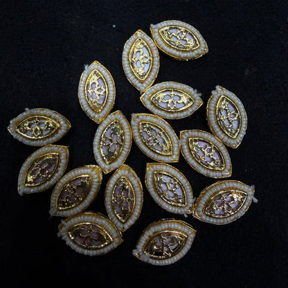 High Quality Kundan connectors 16mm 1 pkt 20 pcs.