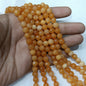 Light orange 8mm agate beads 1string