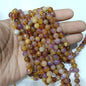 Shaded purple 8mm agate beads 1string