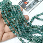 Green shaded with grey 8mm agate beads 1string