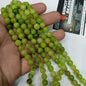 Limerick(green) 8mm agate beads 1string