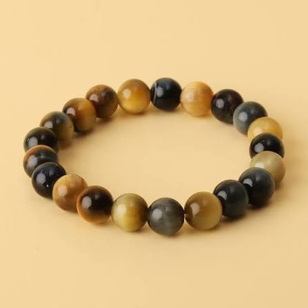 Shaded cat eye high quality round shape 8mm 1 string.
