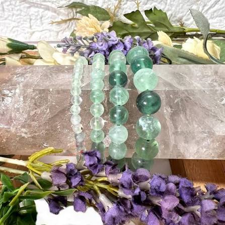 Fluorite high quality healing beads 8mm 1 string.