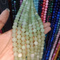 Pistachio Green texture agate beads 10mm 1 string