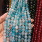 Blue Spot Jasper Texture agate beads 10mm 1 string