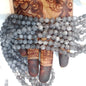 Smoky gray round agate Stones Beads 1 string 6mm