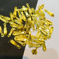 Gold-Tone Teardrop Fluted Charms 15mm 1 pkt 60 pcs.