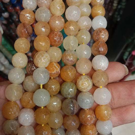 Moss Texture agate beads 10mm 1 string