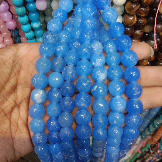Natural Tiger's Eye Texture agate beads 10mm 1 string