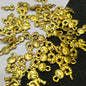 Oxidized gold plated scorpion charms 15mm 60 pcs.