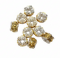 Premium 12mm Oxidized Golden-Silver Metal Beads – SunCity Exclusive